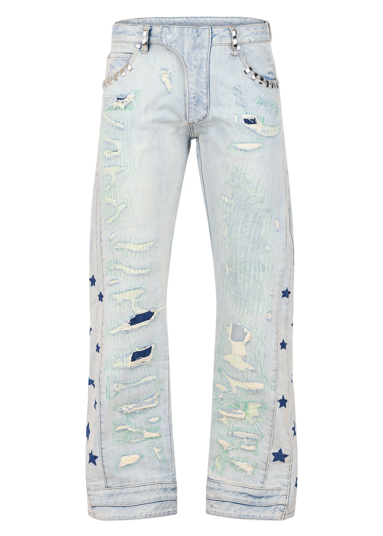 STUDDED RODEO DENIM (LIGHT)