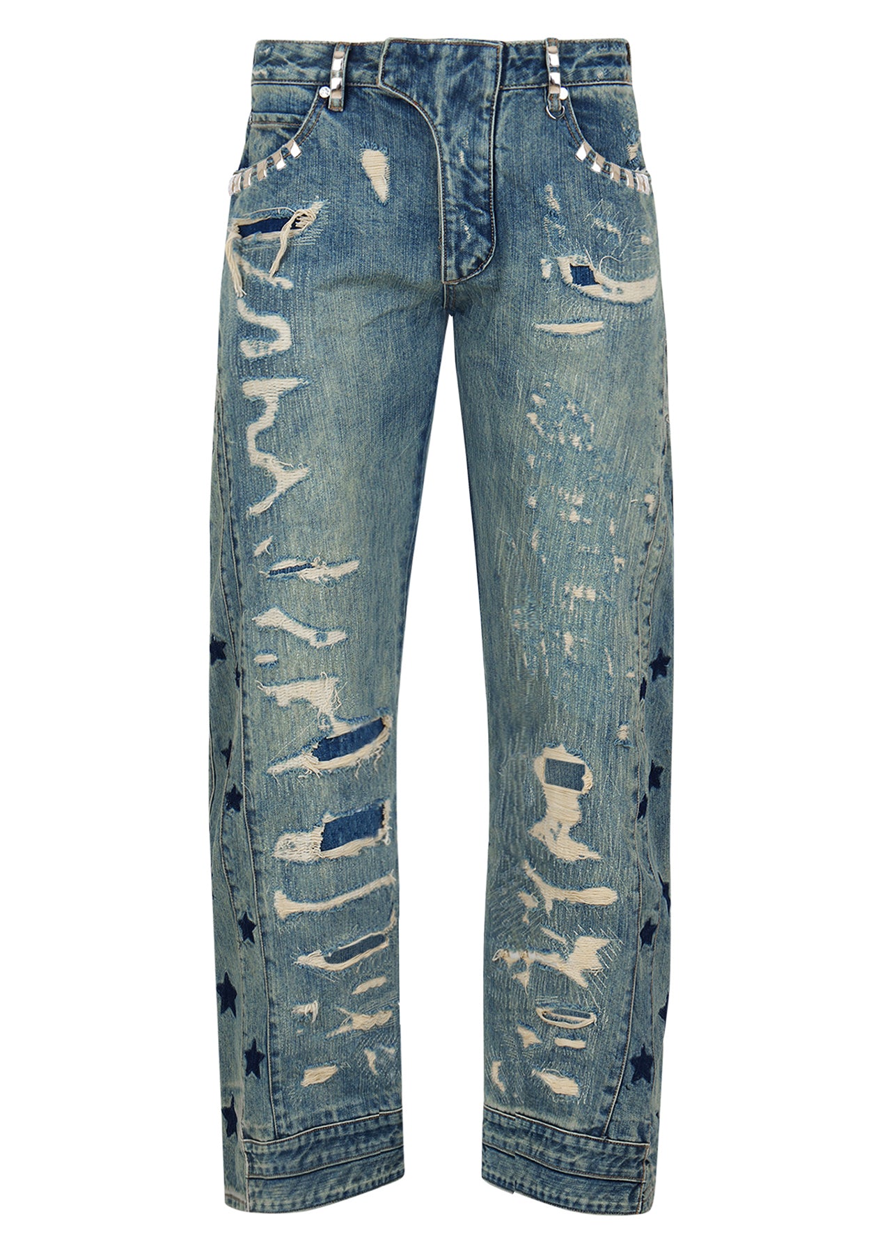 STUDDED RODEO DENIM (DARK)